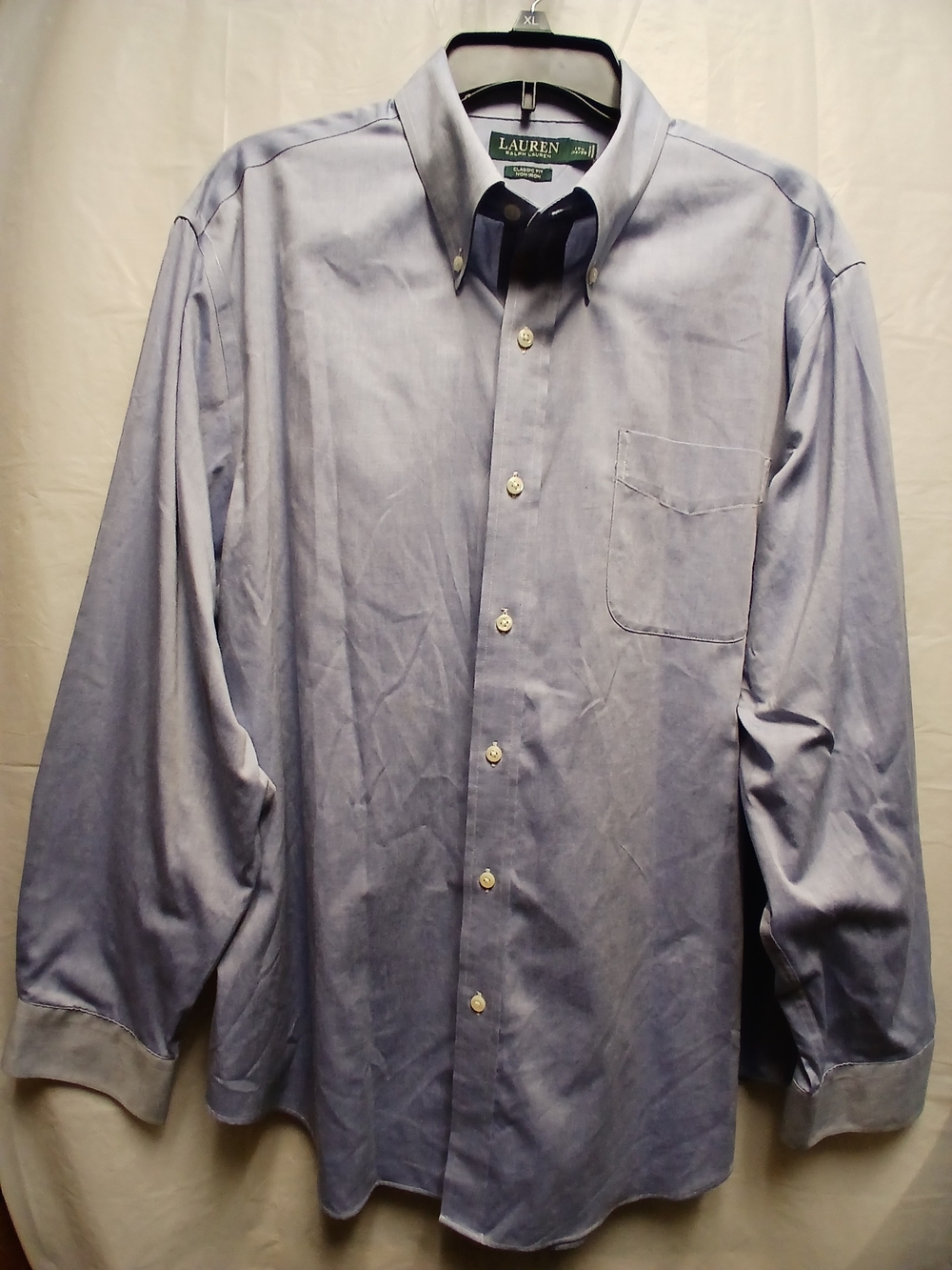 Lauren Ralph Lauren Light Blue Button-Down Dress Shirt